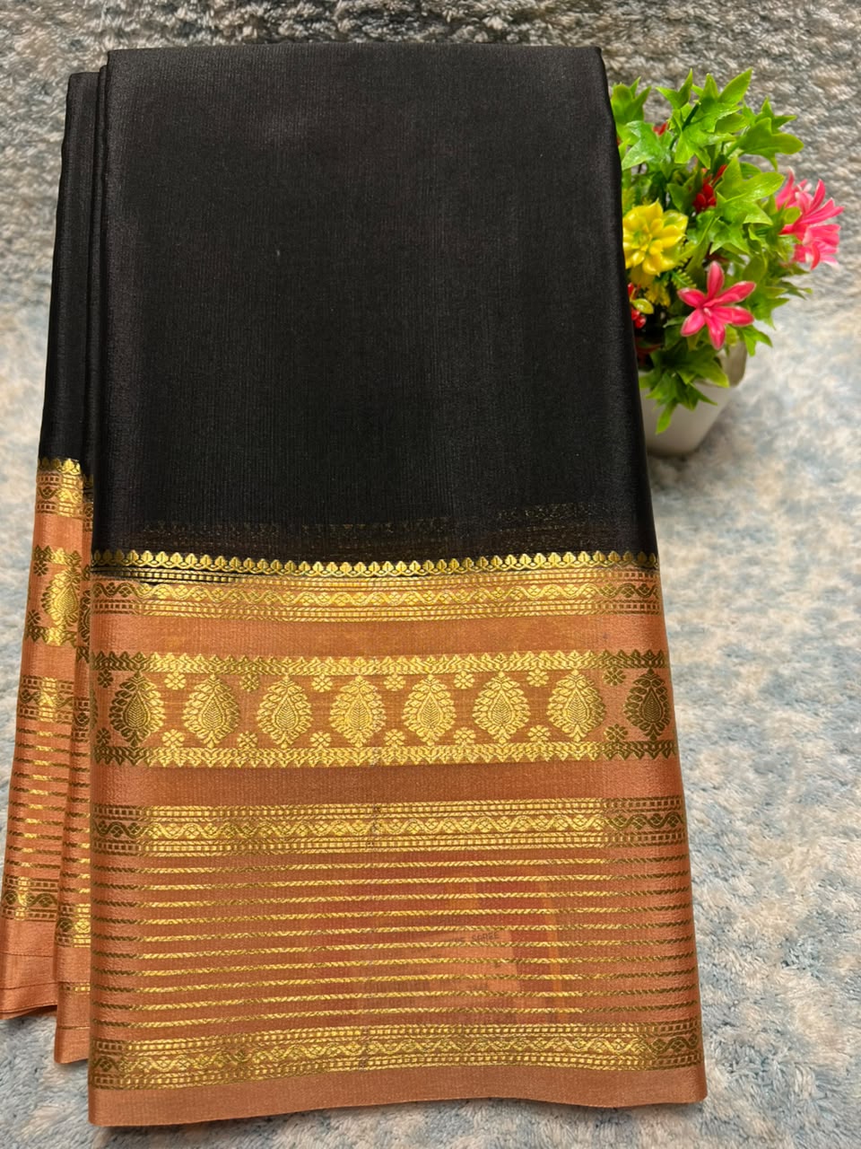 Pure Mysore Silk Saree ( 60 Grams )