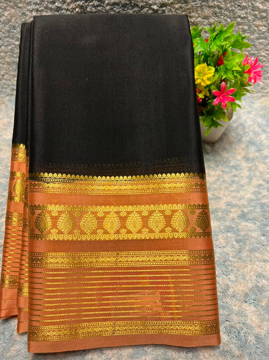 Pure Mysore Silk Saree ( 60 Grams )