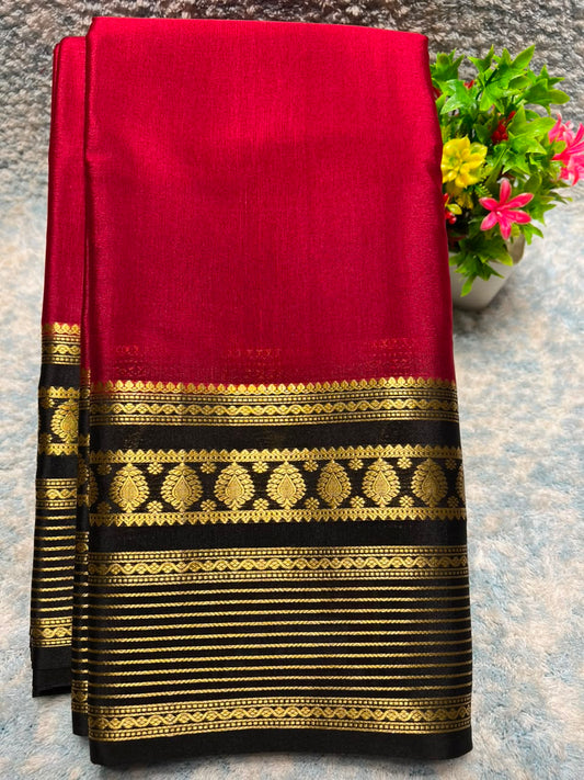 Pure Mysore Silk Saree ( 60 Grams )