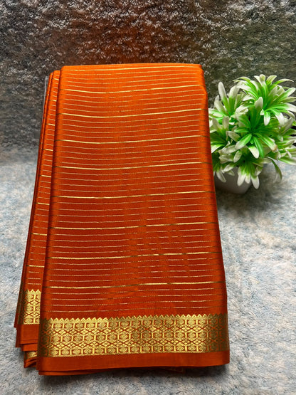 Pure Mysore Silk Saree ( 60 Grams )