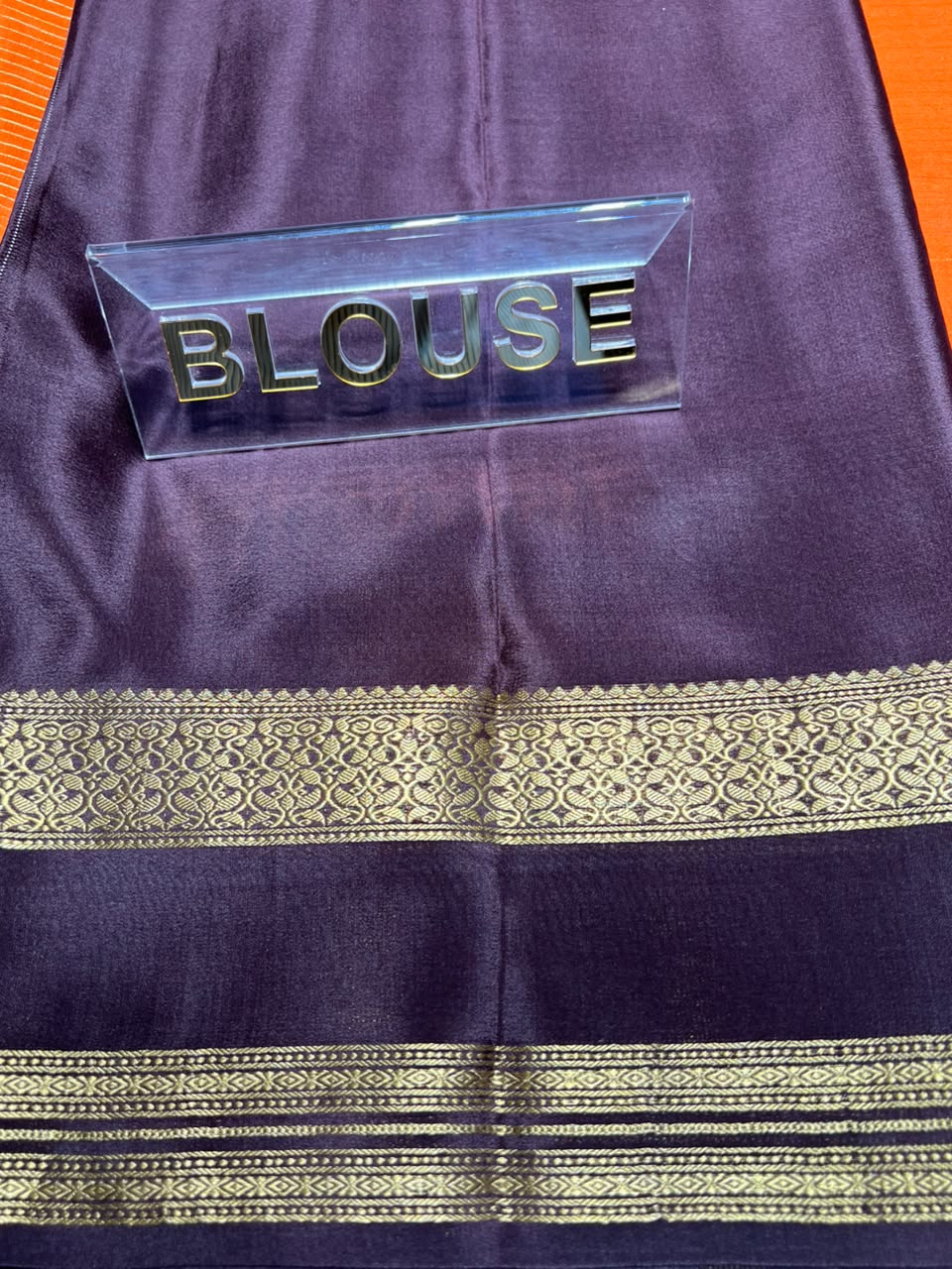 Pure Mysore Silk Saree.