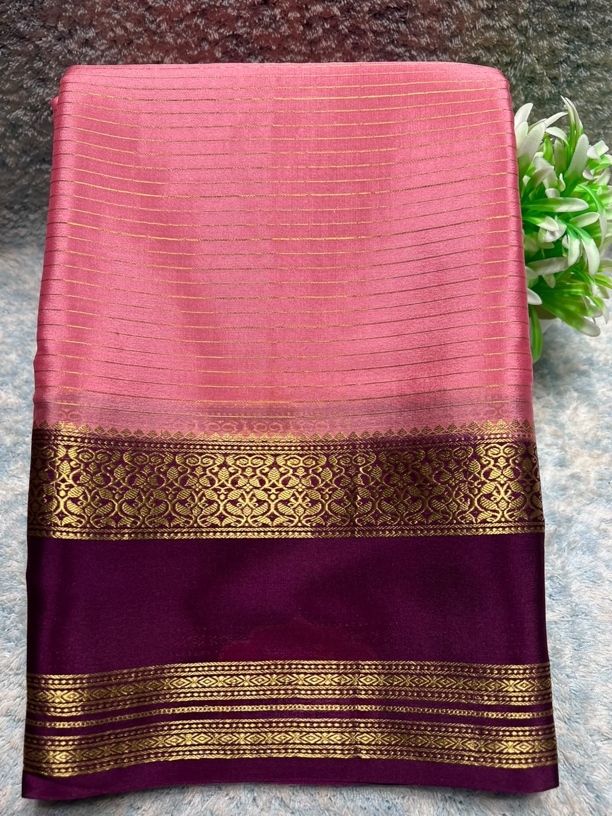 Pure Mysore Silk Saree.