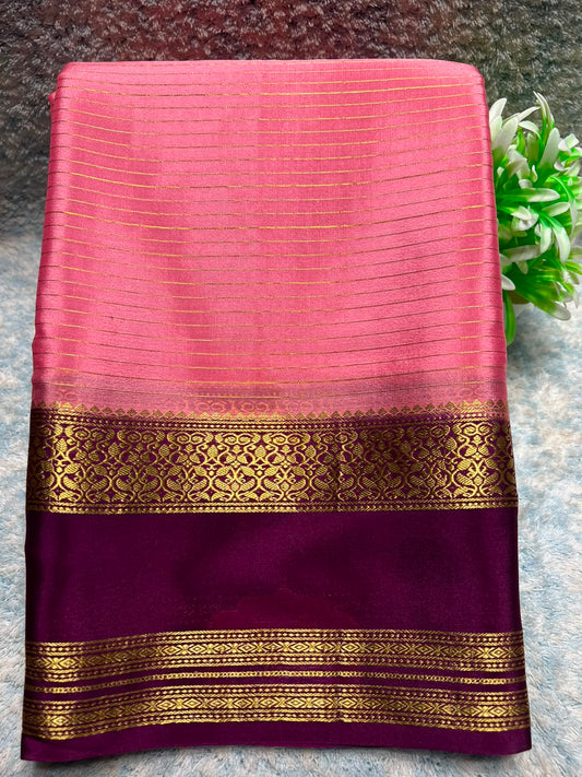 Pure Mysore Silk Saree.
