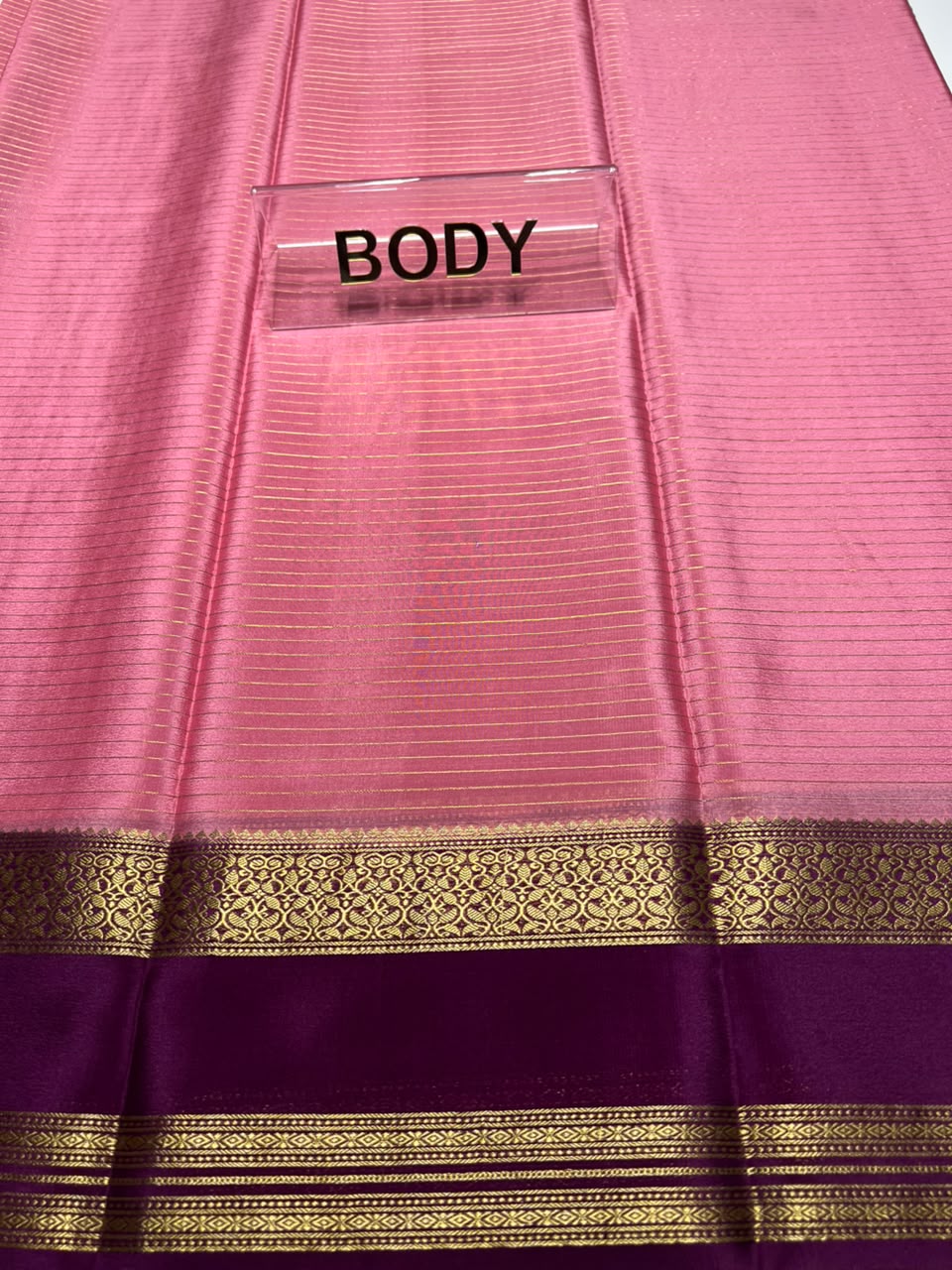 Pure Mysore Silk Saree.