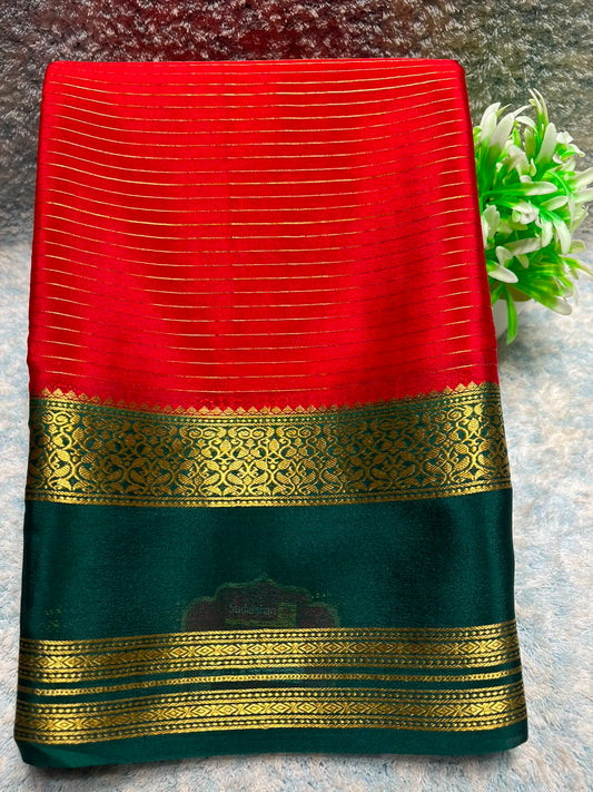 Pure Mysore Silk Saree.