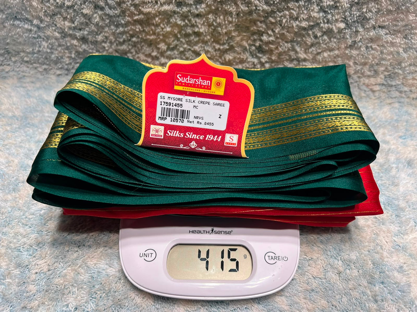Pure Mysore Silk Saree.