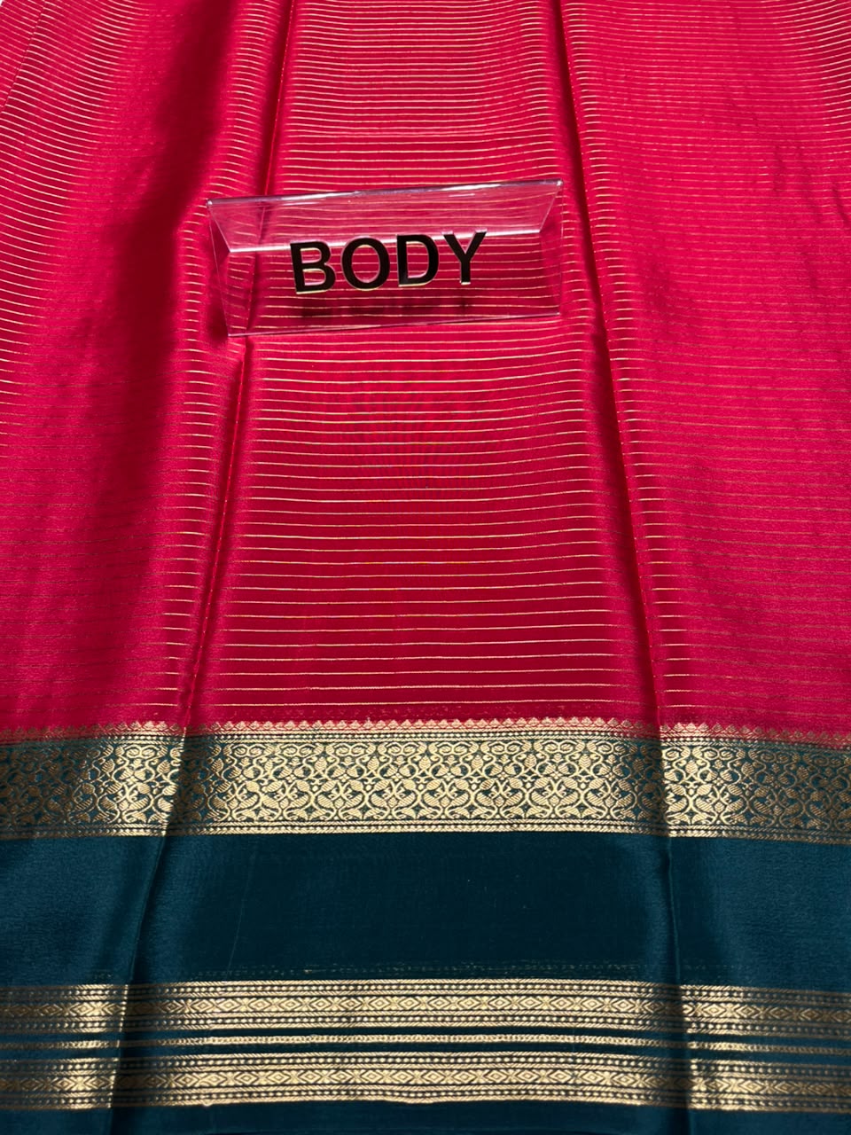 Pure Mysore Silk Saree.