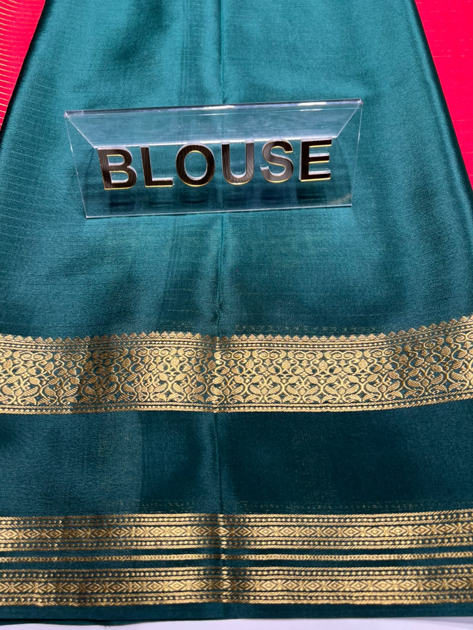 Pure Mysore Silk Saree.