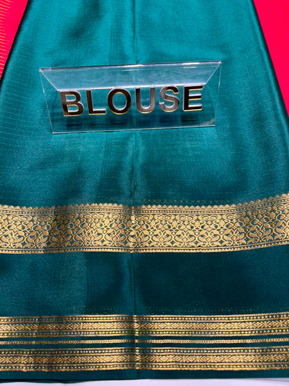 Pure Mysore Silk Saree.