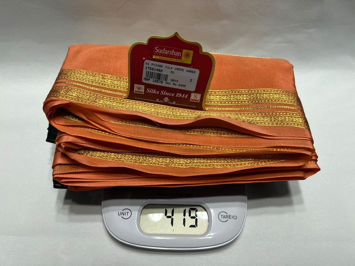 Pure Mysore Silk Saree.