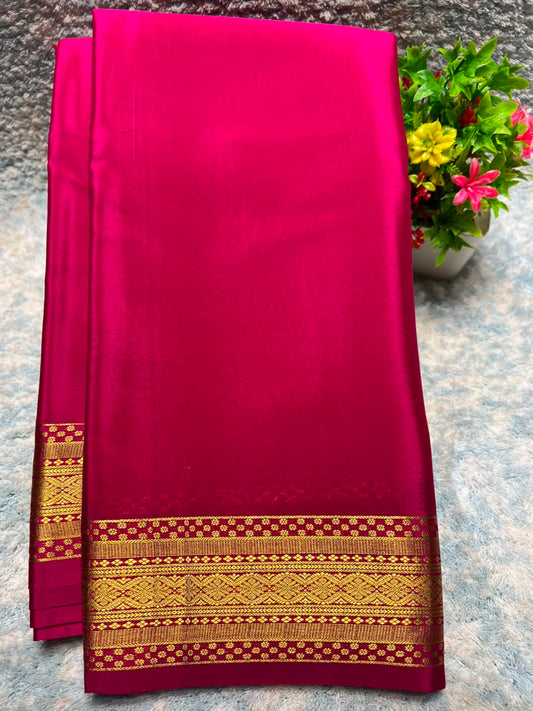 Pure Mysore Silk Saree ( 60 Grams )