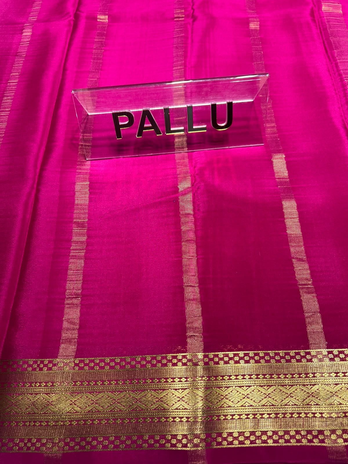 Pure Mysore Silk Saree ( 60 Grams )