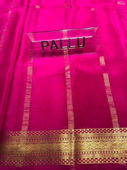 Pure Mysore Silk Saree ( 60 Grams )