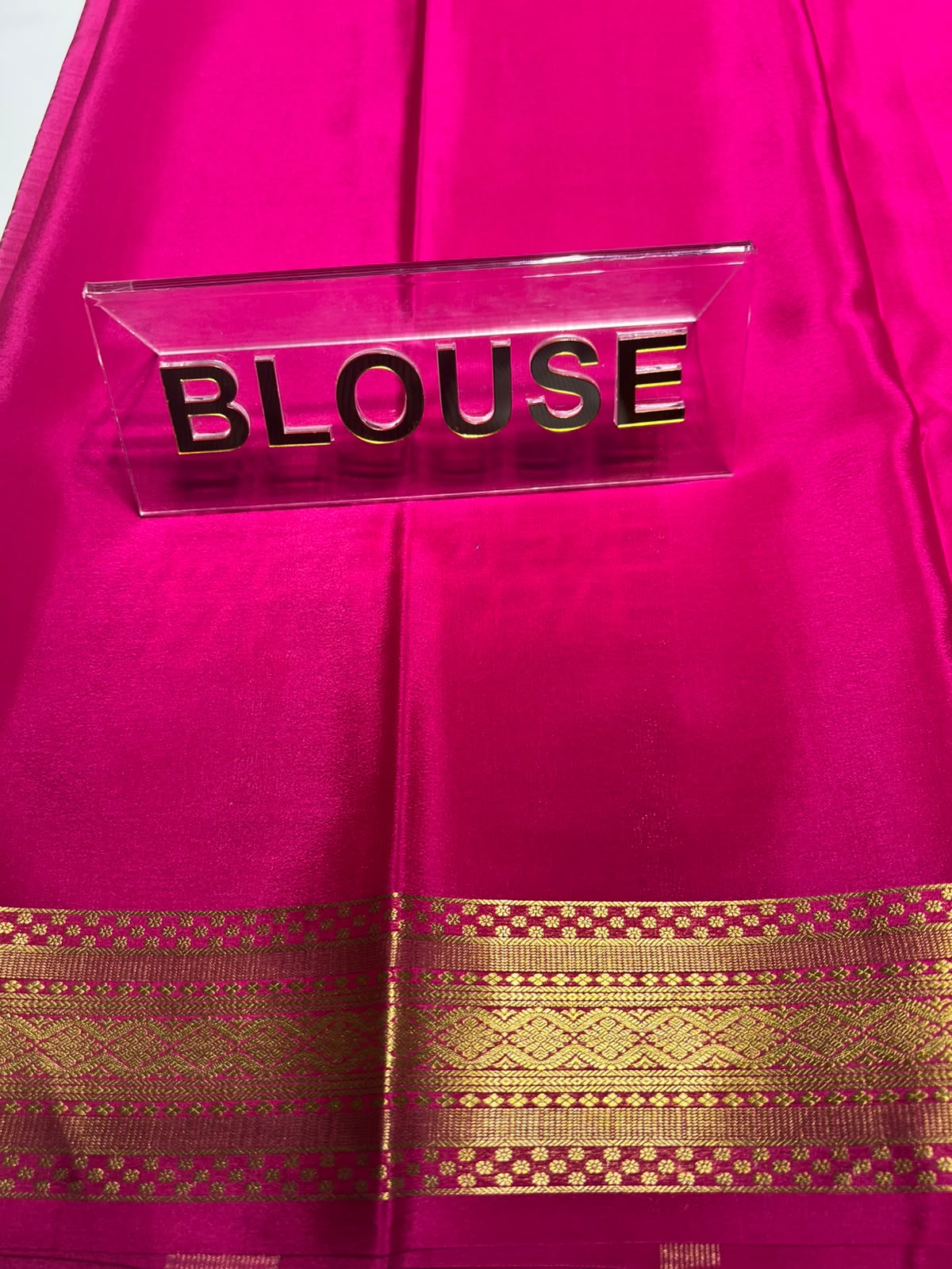 Pure Mysore Silk Saree ( 60 Grams )