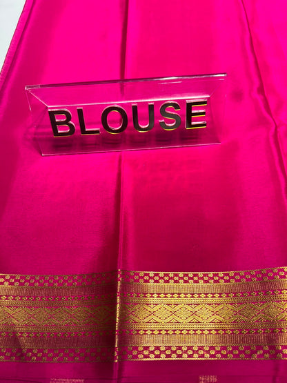 Pure Mysore Silk Saree ( 60 Grams )