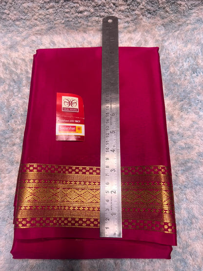 Pure Mysore Silk Saree ( 60 Grams )