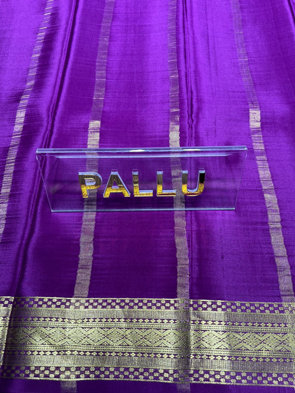 Pure Mysore Silk Saree ( 60 Grams )