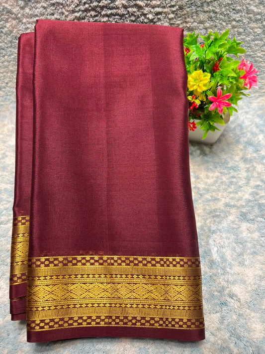 Pure Mysore Silk Saree ( 60 Grams )