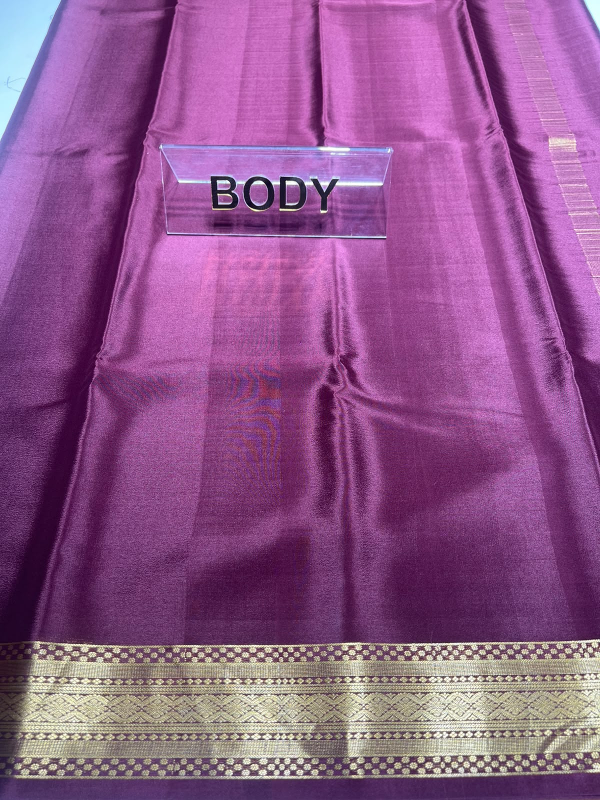 Pure Mysore Silk Saree ( 60 Grams )
