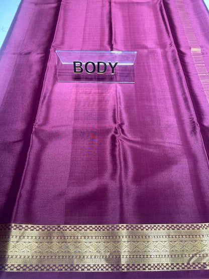 Pure Mysore Silk Saree ( 60 Grams )