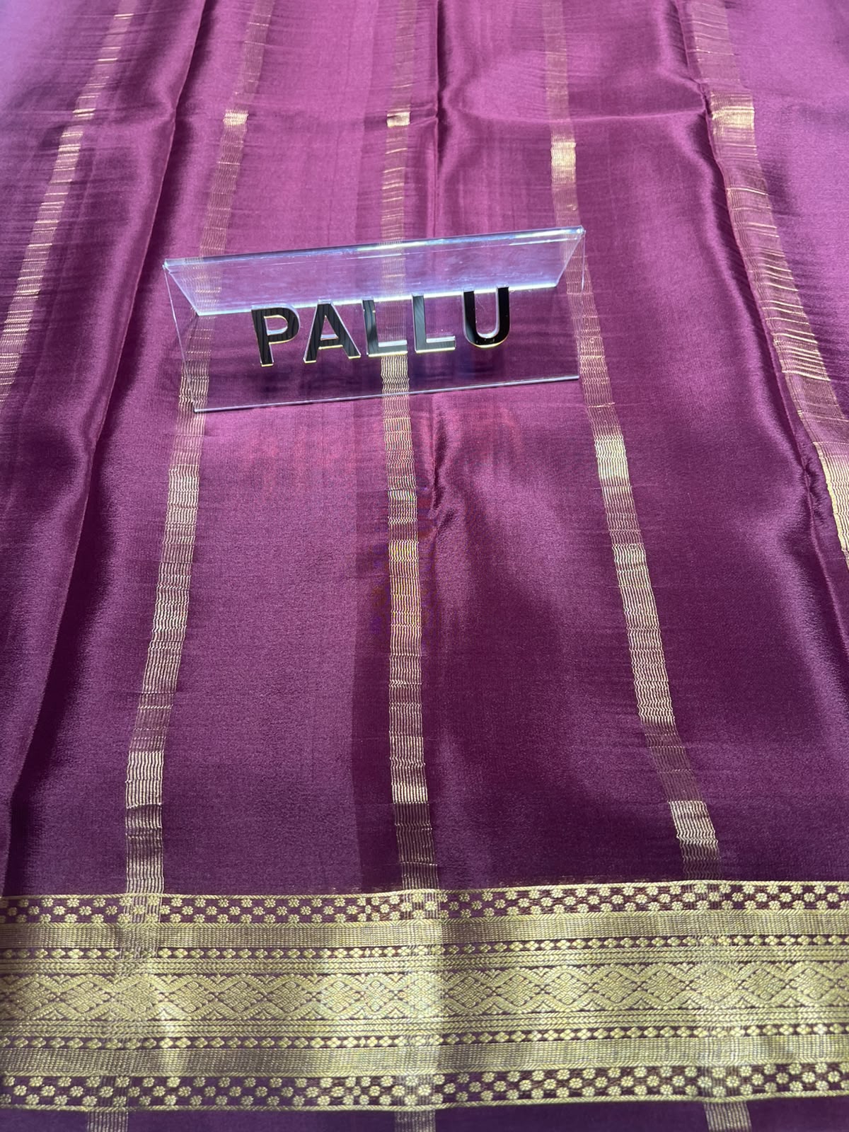 Pure Mysore Silk Saree ( 60 Grams )