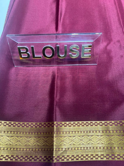 Pure Mysore Silk Saree ( 60 Grams )