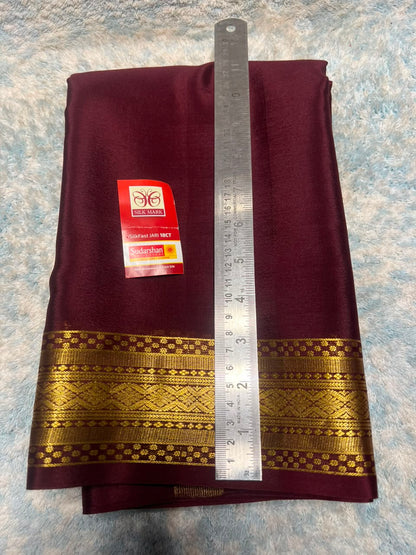 Pure Mysore Silk Saree ( 60 Grams )