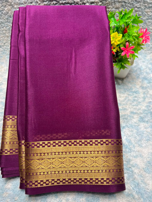 Pure Mysore Silk Saree ( 60 Grams )