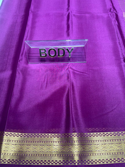 Pure Mysore Silk Saree ( 60 Grams )