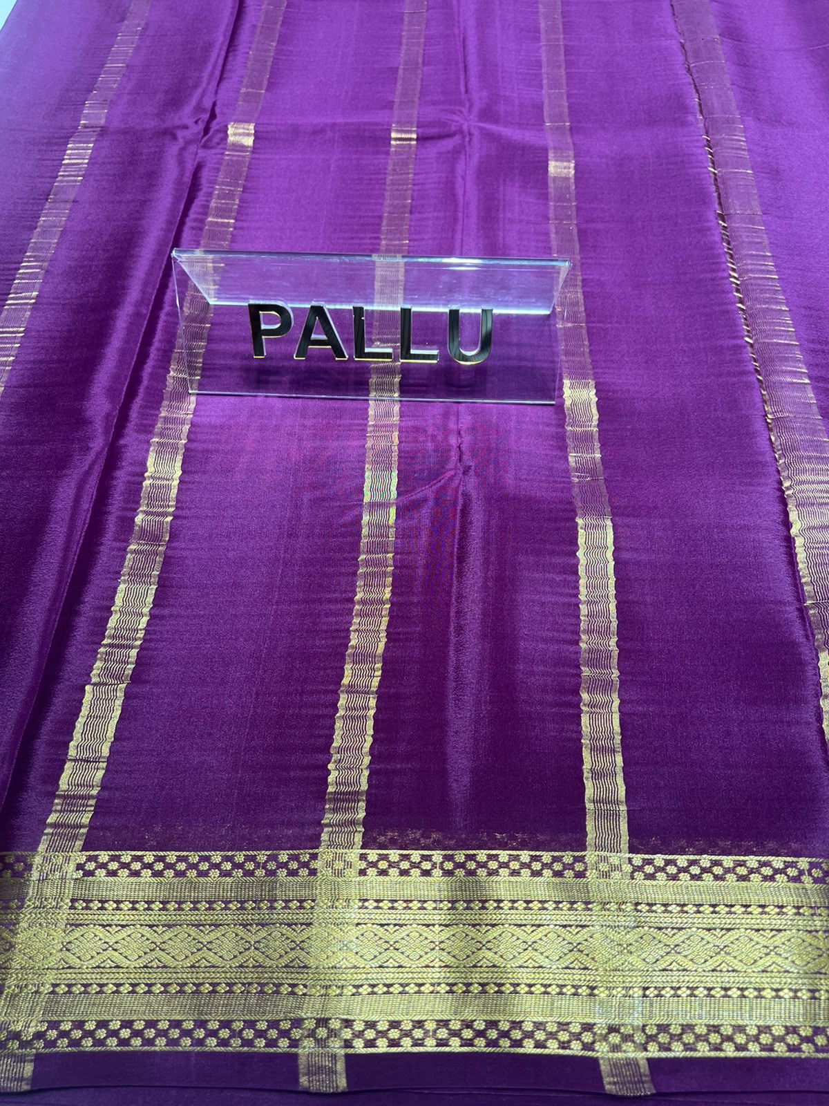 Pure Mysore Silk Saree ( 60 Grams )