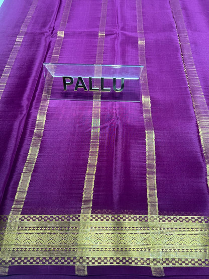 Pure Mysore Silk Saree ( 60 Grams )