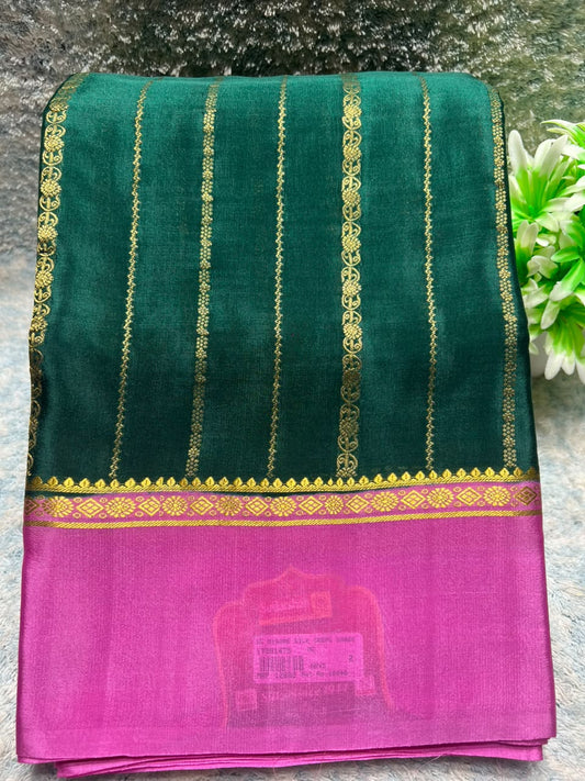 Pure Mysore Silk Saree.