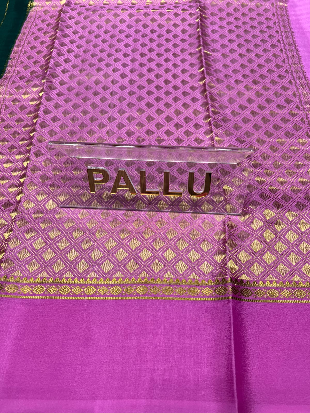 Pure Mysore Silk Saree.