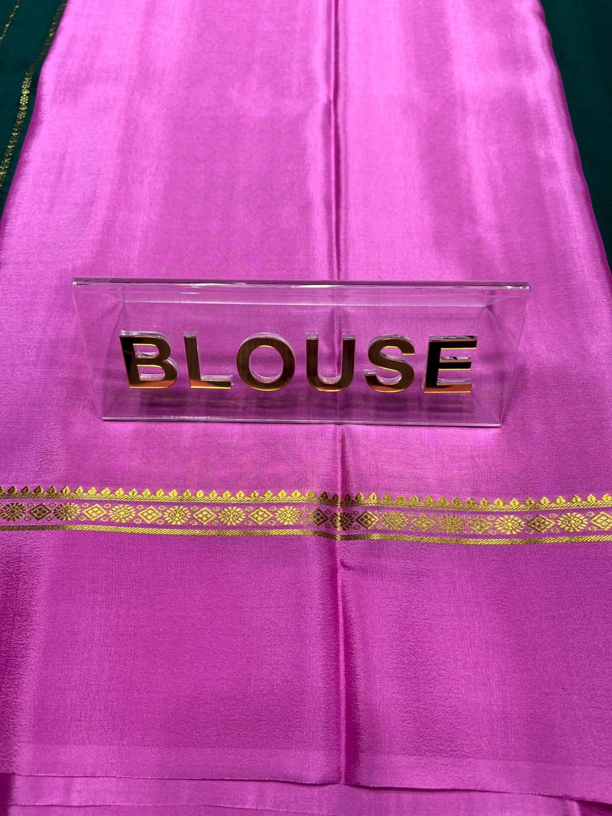 Pure Mysore Silk Saree.