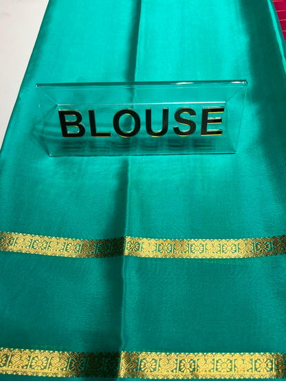 Pure Mysore Silk Saree ( 60 Grams )