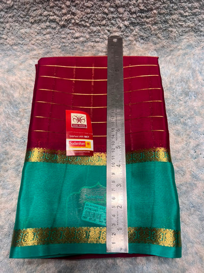 Pure Mysore Silk Saree ( 60 Grams )