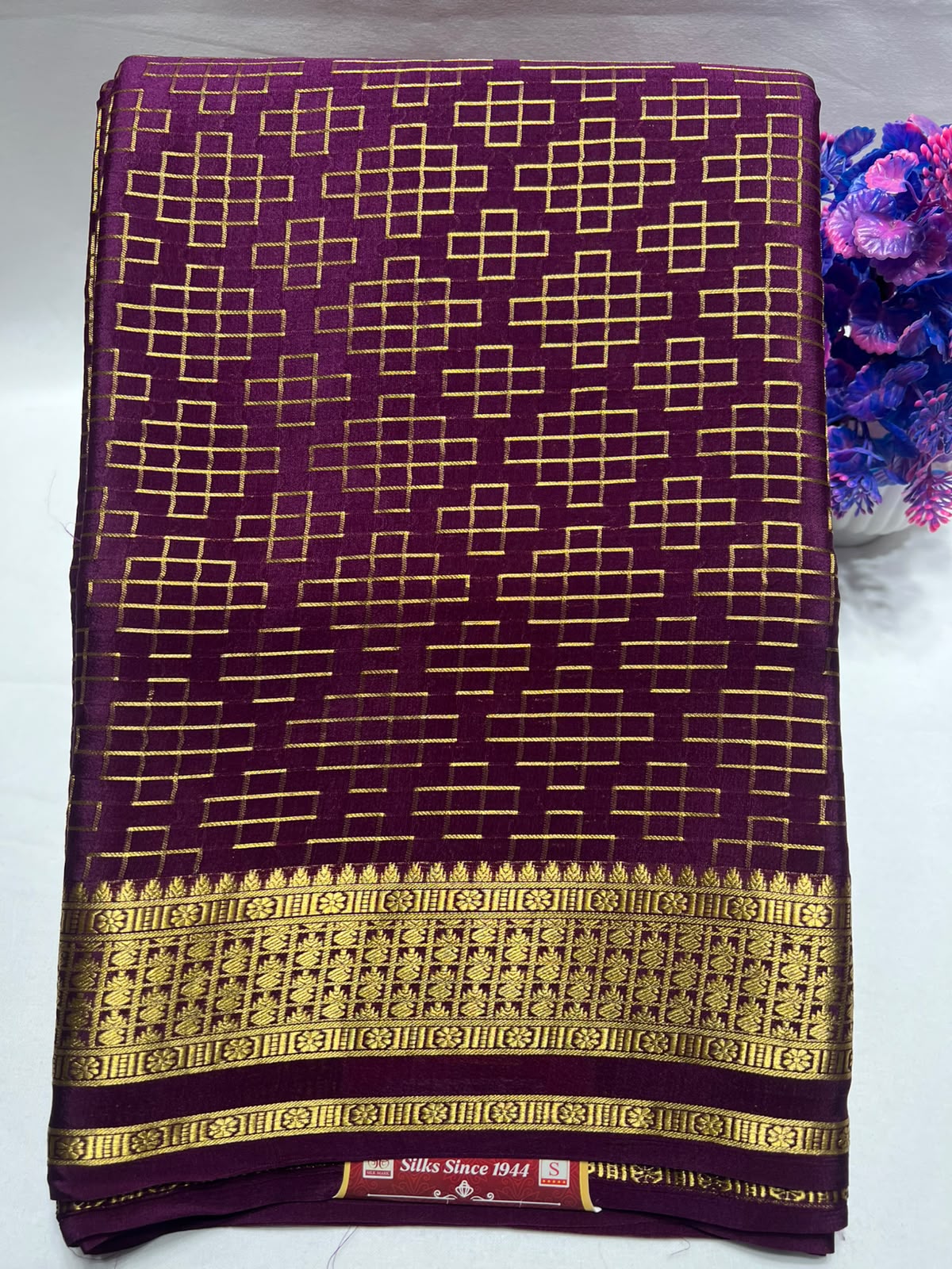 Pure Mysore Silk Saree.