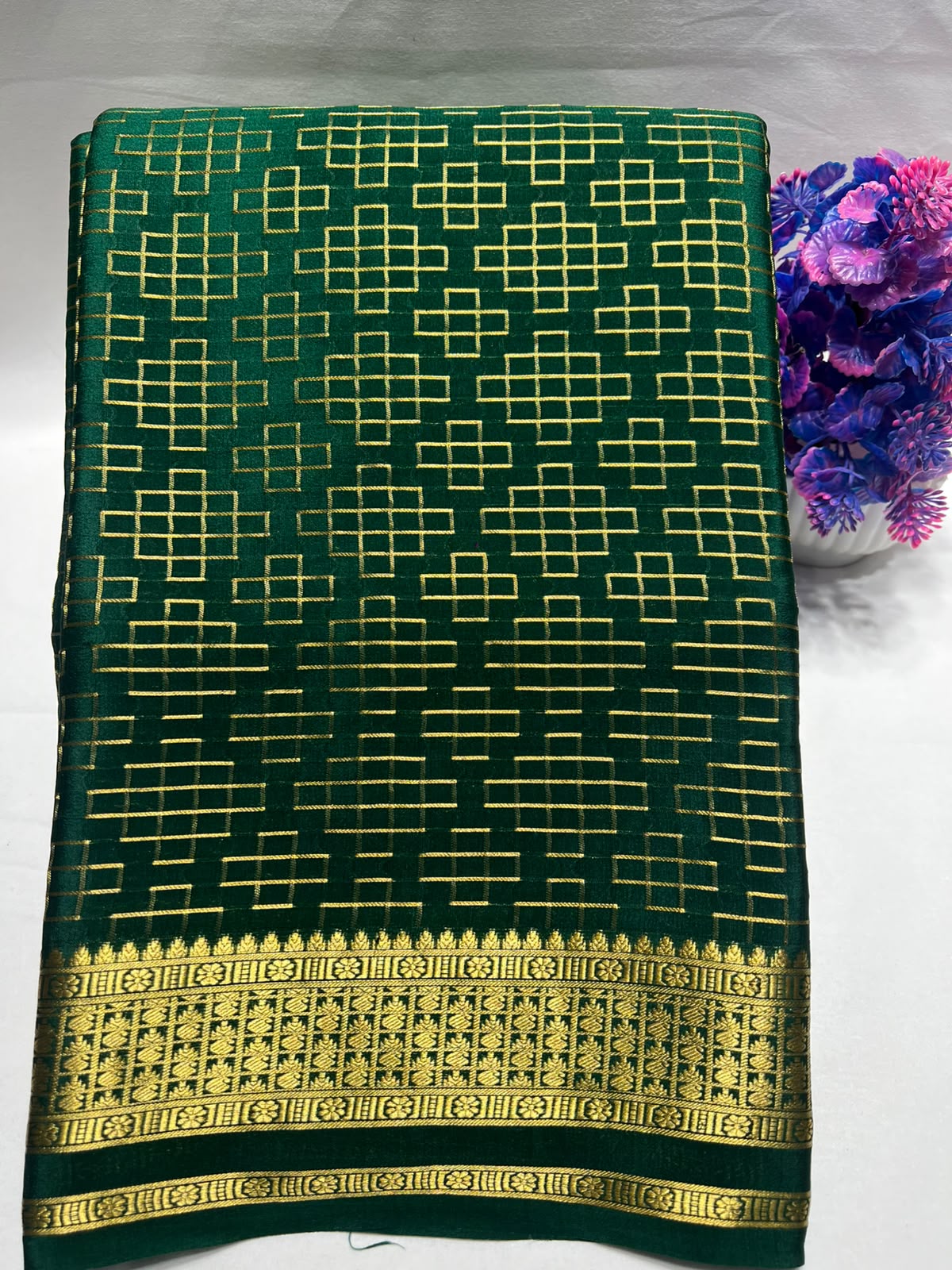 Pure Mysore Silk Saree.