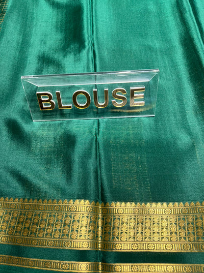 Pure Mysore Silk Saree.