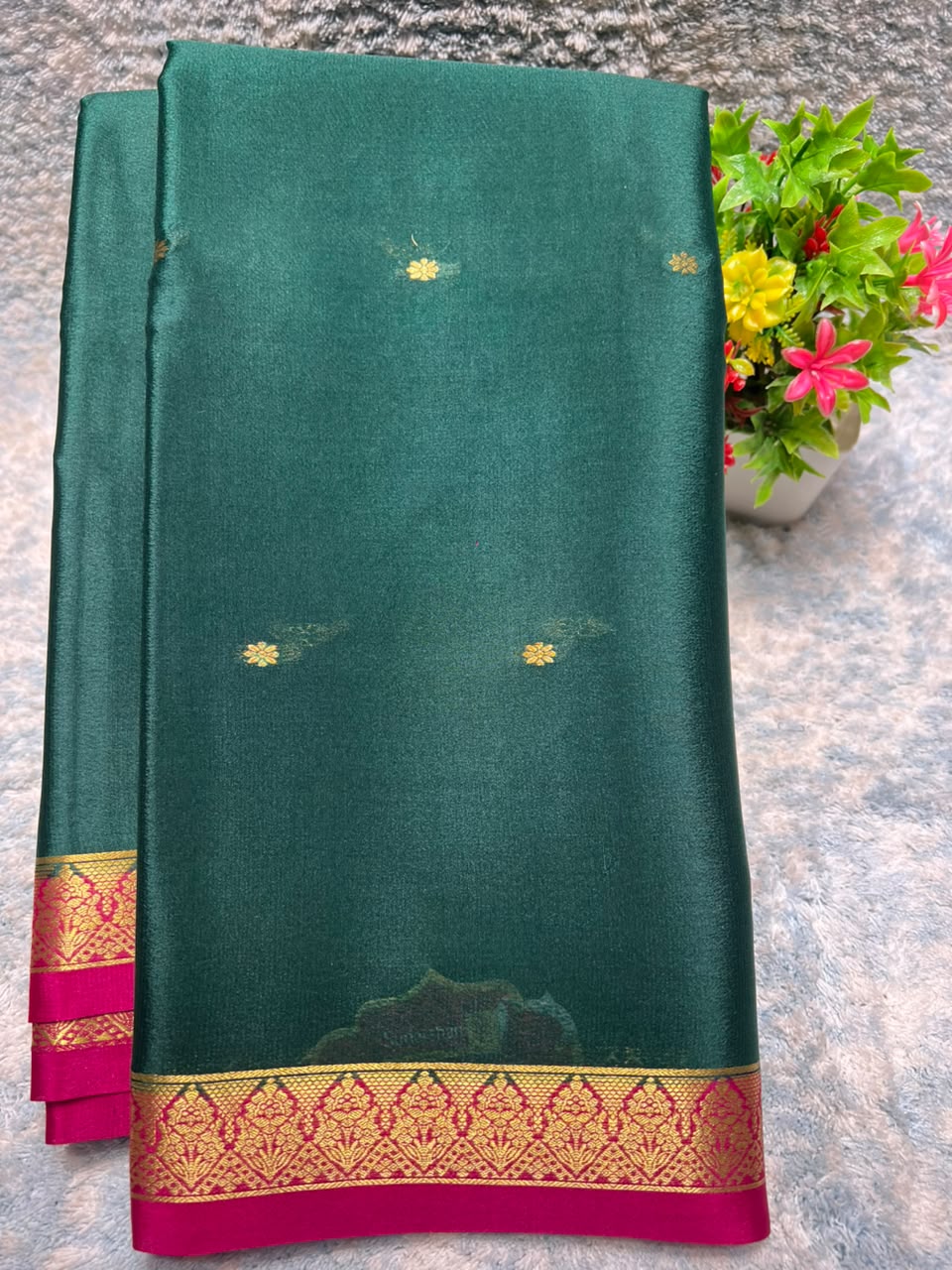 Pure Mysore Silk Saree ( 60 Grams )