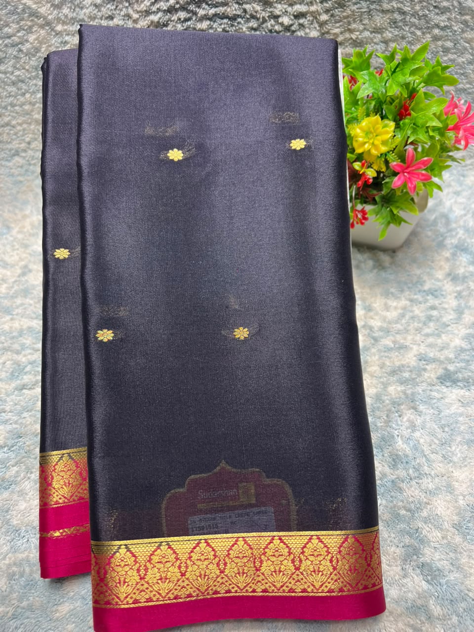Pure Mysore Silk Saree ( 60 Grams )