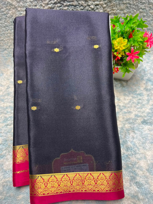 Pure Mysore Silk Saree ( 60 Grams )