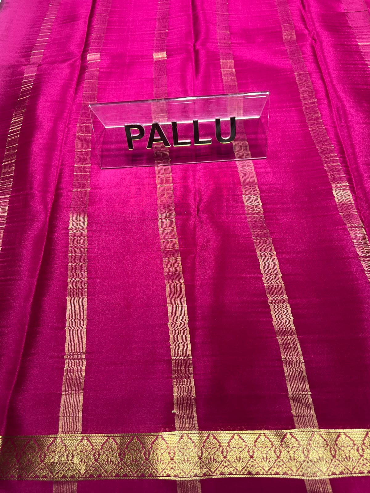 Pure Mysore Silk Saree ( 60 Grams )