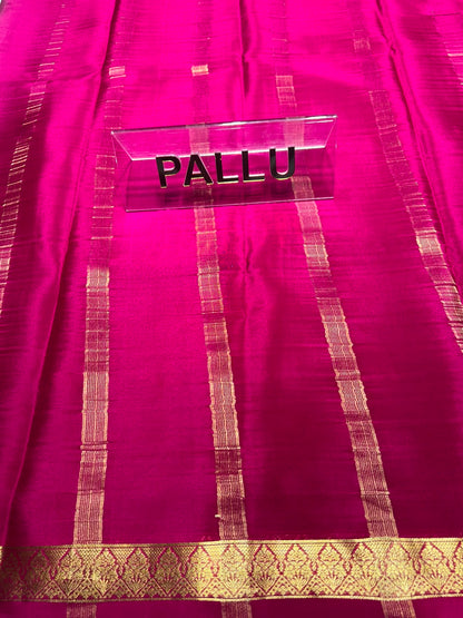 Pure Mysore Silk Saree ( 60 Grams )