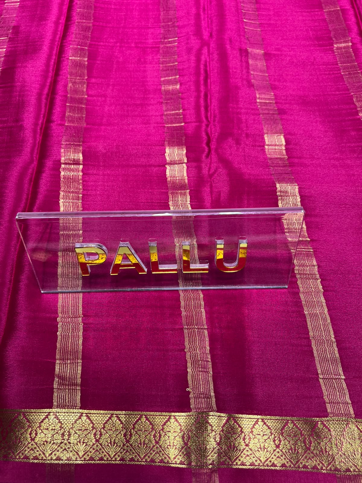 Pure Mysore Silk Saree ( 60 Grams )