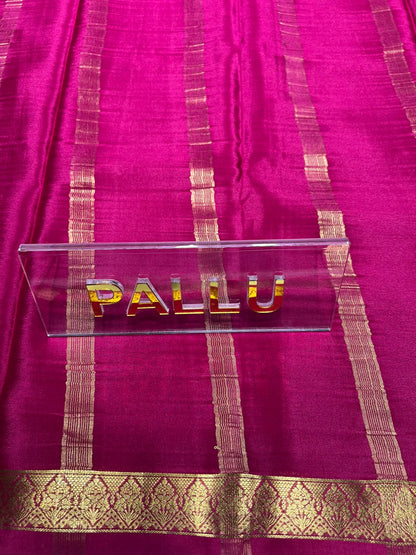 Pure Mysore Silk Saree ( 60 Grams )