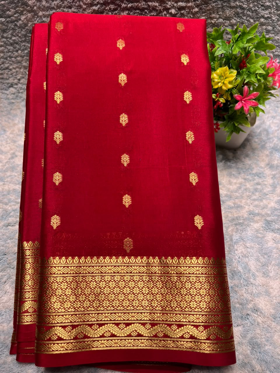 Pure Mysore Silk Saree ( 60 Grams )