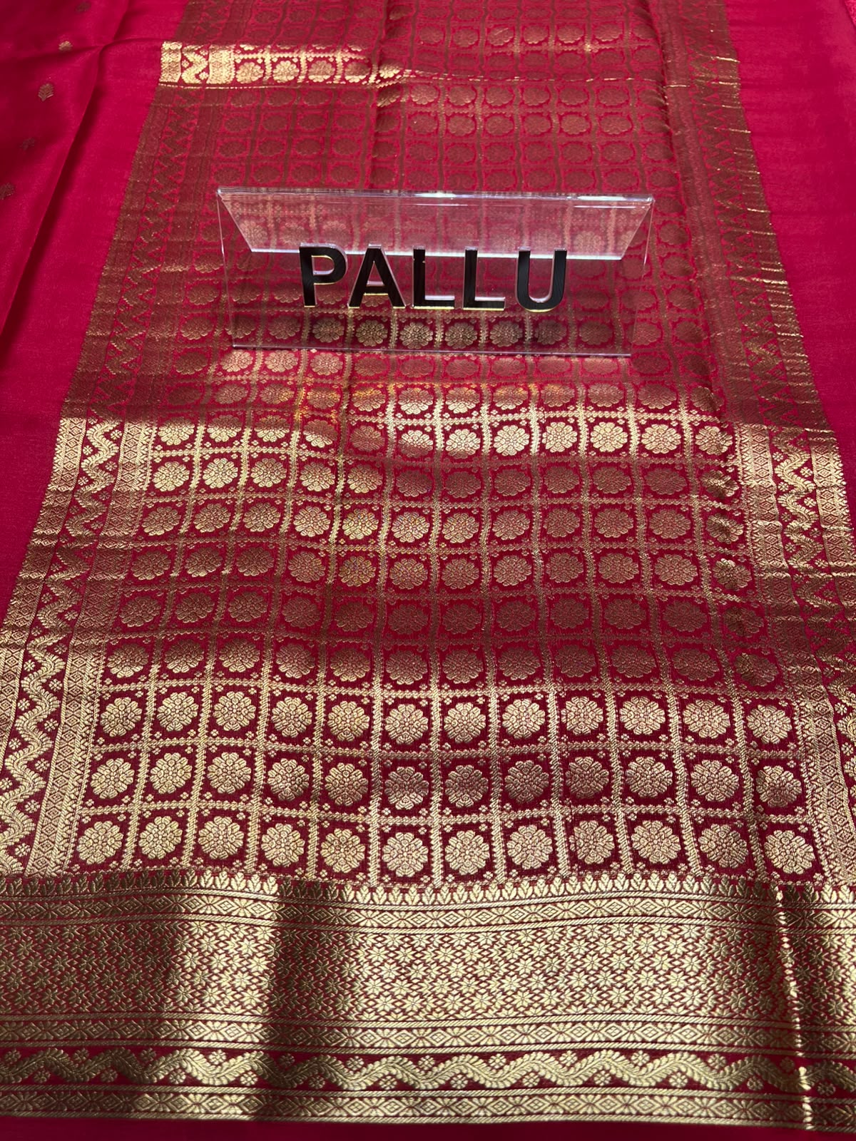 Pure Mysore Silk Saree ( 60 Grams )
