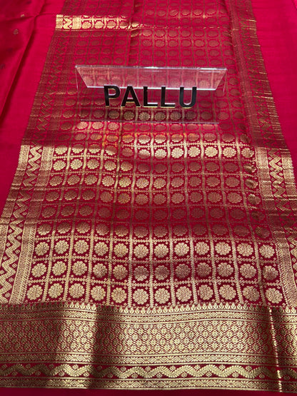 Pure Mysore Silk Saree ( 60 Grams )