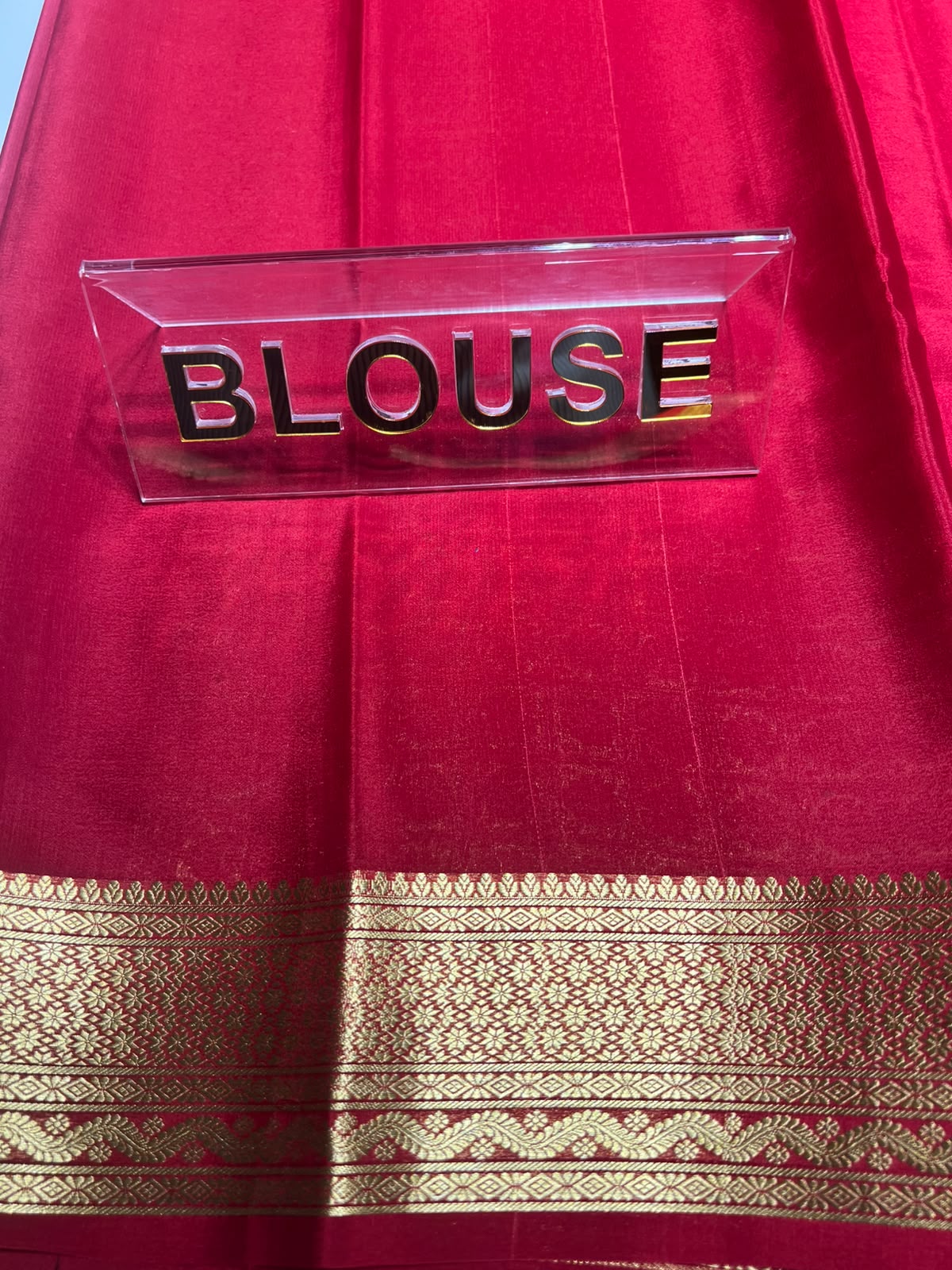 Pure Mysore Silk Saree ( 60 Grams )